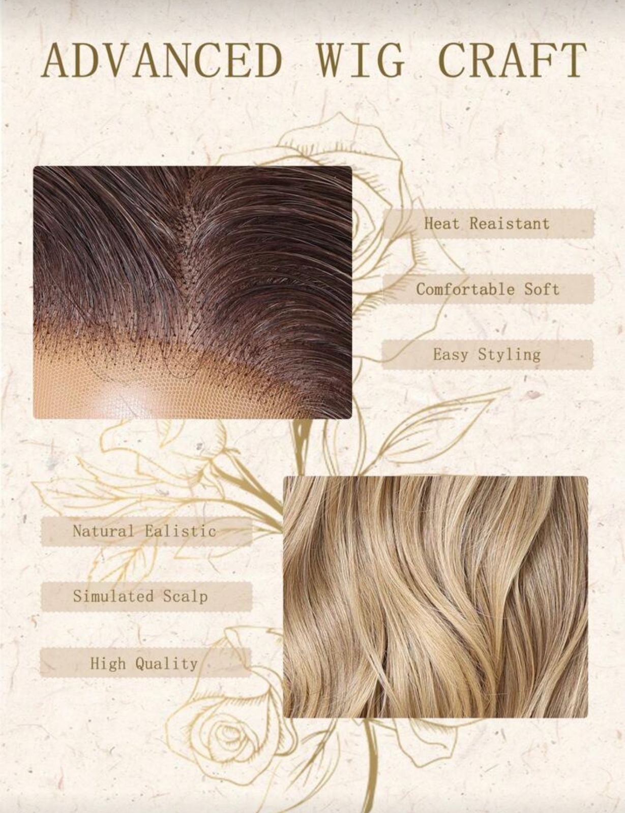 Beyonce Bombshell Wig(human blend)