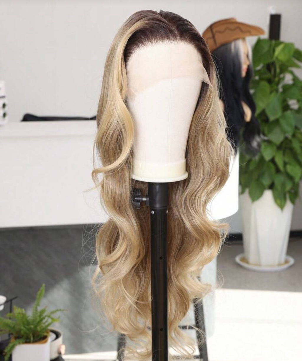 Beyonce Bombshell Wig(human blend)